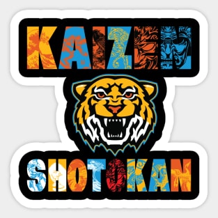 Colourful Shotokan Sticker